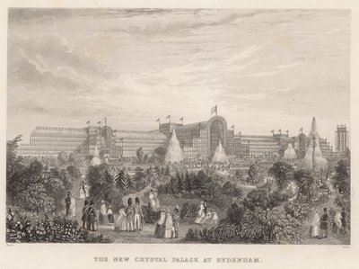 Il nuovo Crystal Palace a Sydenham da English School