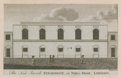 La nuova Sinagoga Ebraica in Dukes Street, Londra da English School