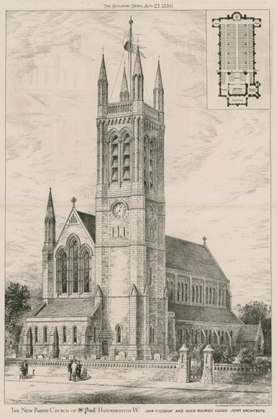 La nuova chiesa parrocchiale di San Paolo, Hammersmith da English School