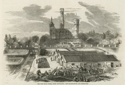 I nuovi lavori del fiume, Stoke Newington: La casa delle macchine e i serbatoi da English School