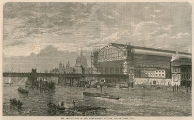 La nuova stazione della Ferrovia Sud-Orientale, Cannon Street, Londra da English School