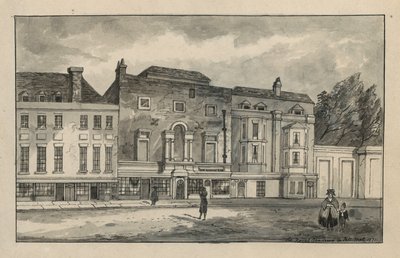 La vecchia Royal Academy in Pall Mall da English School