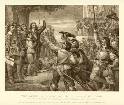 La scena di apertura della Grande Guerra Civile da English School