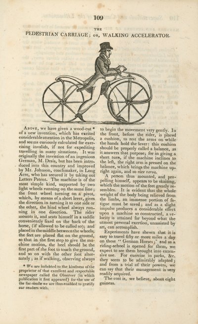 La carrozza pedonale da English School