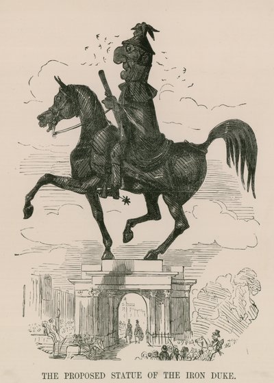 La statua proposta del Duca di Ferro da English School