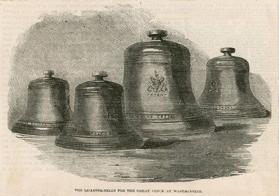 Le campane dei quarti per la grande campana (Big Ben) alla Torre dell