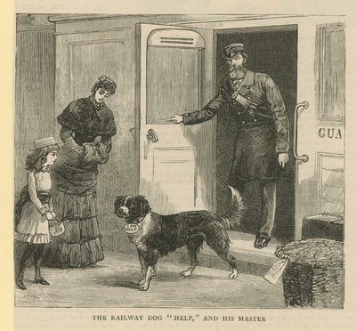 Il cane ferroviario Help e il suo padrone da English School