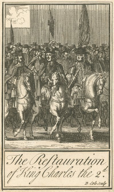La restaurazione di Re Carlo II da English School