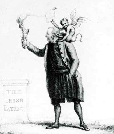 Il reverendo volontario B di D, pubblicato da Richard Morton Paye, 1784 da English School