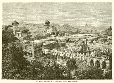 La necropoli reale di Golconda, Hyderabad da English School