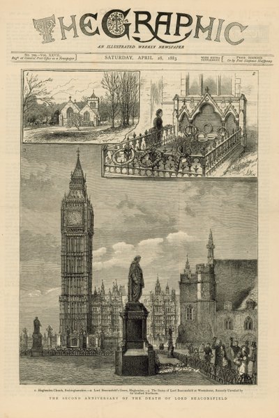 Il secondo anniversario della morte di Lord Beaconsfield da English School