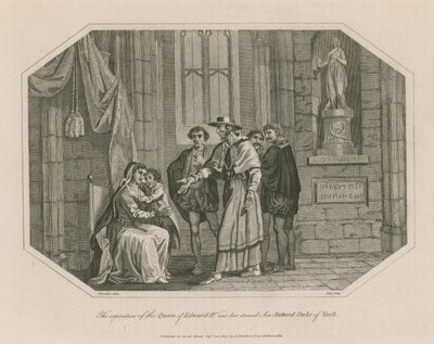 La separazione della Regina di Edoardo IV e del suo secondo figlio, Riccardo Duca di York da English School
