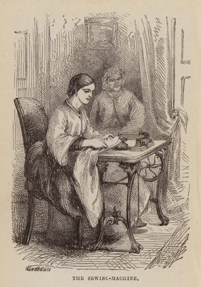 La macchina da cucire da English School