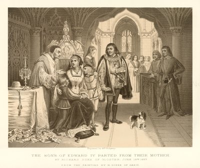 I figli di Edoardo IV separati dalla loro madre da English School