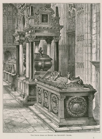 Il lato sud della Cappella di Enrico VII da English School