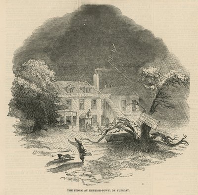 La tempesta a Kentish Town di martedì da English School