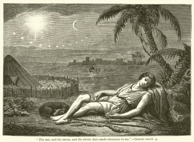 Il sole, la luna e le undici stelle si inchinarono a me, Genesi, xxxvii, 9 da English School