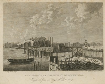 Ponte temporaneo a Blackfriars da English School