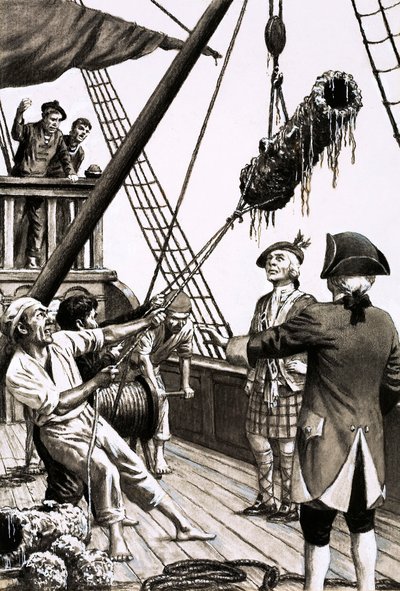 La nave del tesoro Duque di Florenciea ha prodotto solo pochi cannoni, monete e pentole di rame da English School