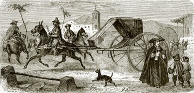 La volante (carrozza a noleggio) dell