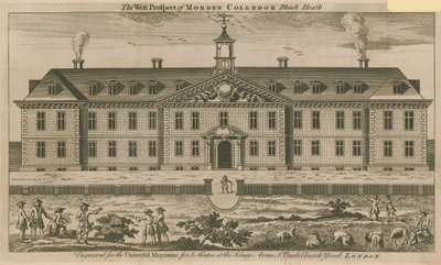 La prospettiva occidentale del Morden College da English School
