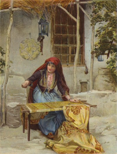 Il lavoro del ricamatore da English School
