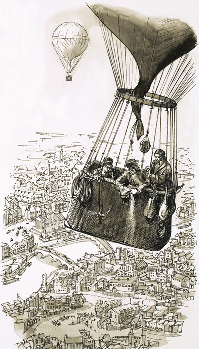 Il primo servizio postale aereo regolare al mondo fu istituito nel 1870 da English School