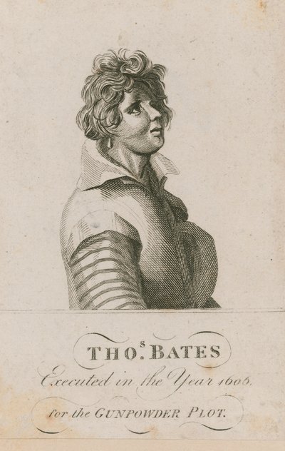 Thomas Bates, giustiziato nel 1606 per la Congiura delle Polveri da English School