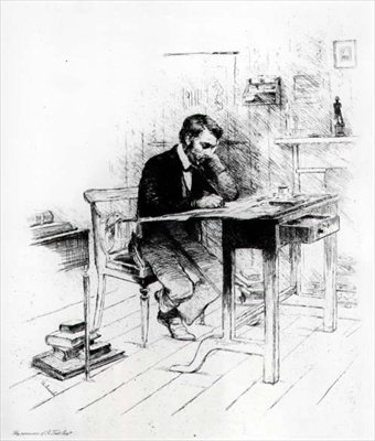 Thomas Carlyle (1795-1881) da English School