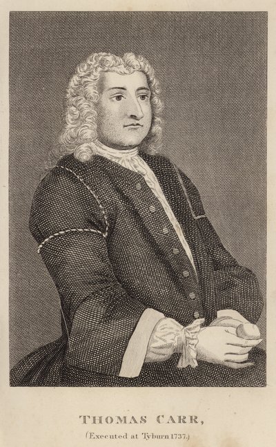 Thomas Carr, giustiziato a Tyburn 1737 da English School