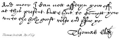 Thomas Goodrich, Vescovo di Ely da English School