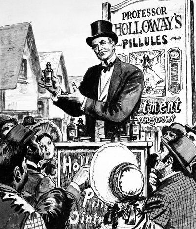Le medicine di Thomas Holloway avevano nomi impressionanti da English School