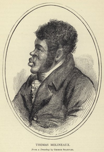 Thomas Molineaux, da un disegno di George Sharples da English School