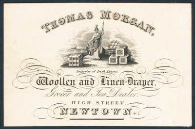 Thomas Morgan, mercante di tessuti di lana e lino, droghiere e commerciante di tè da English School