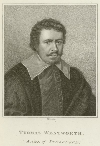 Thomas Wentworth, Conte di Strafford (incisione) da English School