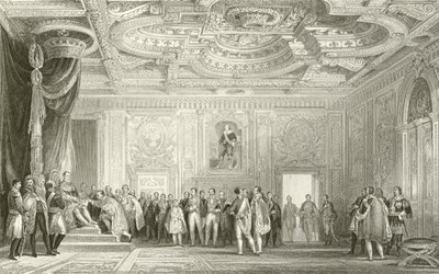 Sala del trono, Fontainebleau da English School