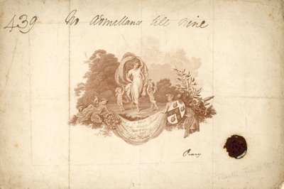 Biglietto per il ballo alla Mansion House, Londra, 2 aprile 1804 da English School