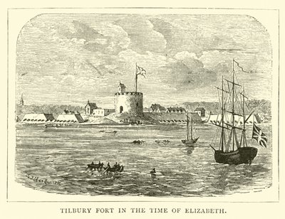Forte di Tilbury al tempo di Elisabetta da English School