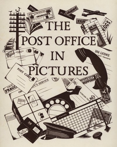 Illustrazione della pagina del titolo per The Post Office in Pictures da English School
