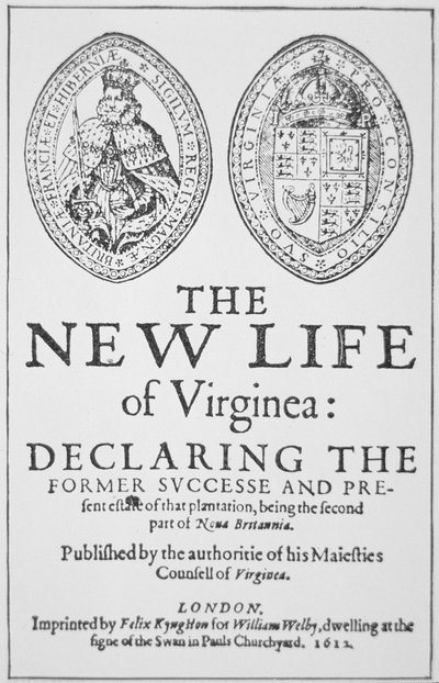 Pagina del titolo da 
