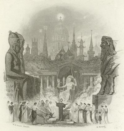 Pagina del titolo di Le Fedi del Mondo di James Gardner da English School