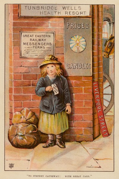 "A Stepney Causeway, con grande cura" da English School