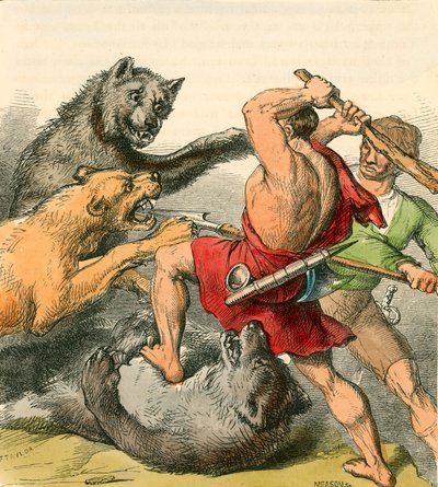 Tom e il riparatore che uccidono gli orsi e i leoni da English School