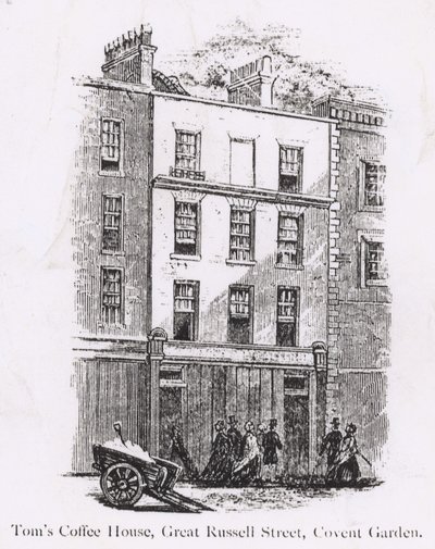 Toms Coffee House, Great Russell Street, Covent Garden da English School