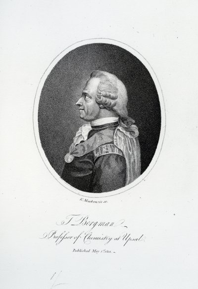 Torbern Olof Bergman, inciso da K. Mackenzie, 1801 da English School