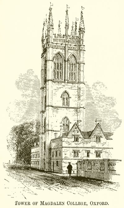 Torre del Magdalen College, Oxford da English School