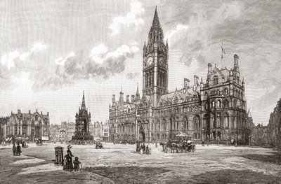 Municipio, Albert Square, Manchester, da 