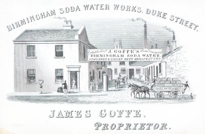 Cartolina commerciale, Birmingham Soda Water Works da English School