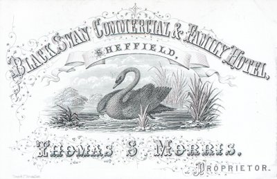 Cartolina commerciale, Black Swan Commercial & Family Hotel da English School