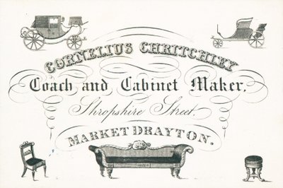 Cartolina commerciale, Cornelius Critchley da English School